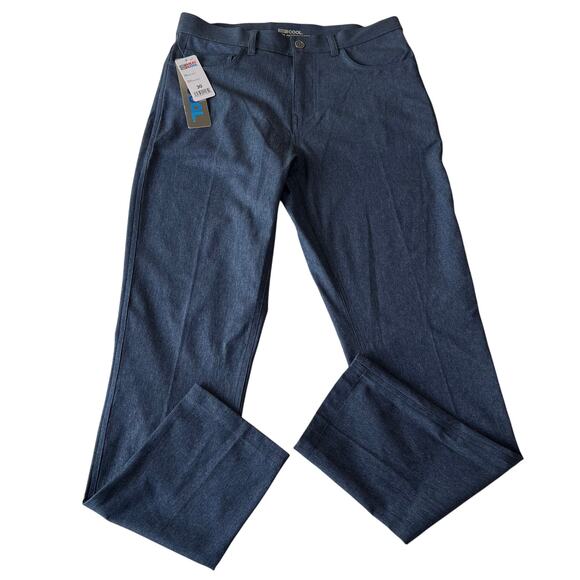 32 degrees MEN'S 5-POCKET STRETCH WOVEN PANTS indigo blue size 30x30 - Picture 1 of 9